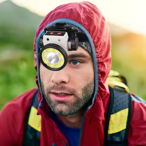 Headlamps LED Rechargeable Headlamp Flashlight Magnetic LED Headlight Rechargeable Motion Sensor Hea