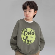 Dazzling Round Print Long-Sleeved Top Sweatshirt Big Kids Boys Children Children Middle Kids Ready S