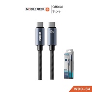 WEKOME รุ่น WDC-64 ชาร์จเร็วพิเศษ Type-C ความยาว 1.2 เมตร สายถักไนลอนความหนาแน่นสูง
