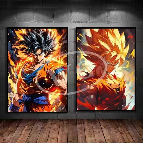 Anime Dragon Ball high-quality poster hanging integrated poster boy's birthday gift anime peripheral