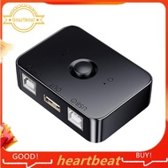 [Hot-Sale] USB Printer Sharer Device 2 Ports USB2.0 Selector Printer Sharing Peripheral for Printer 
