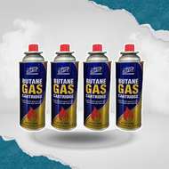 4pcs NIETZ Butane Gas Cartridge 230G Torch Refill Gas Tin Camping Gas