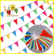 ◸ ✹ ♆ fiesta banderitas plastic multicolor 3meters princeonlinestoreph