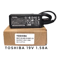 Original Toshiba Laptop Adapter 19v 1.58A NB305 NB500 NB505 NB510 NB520 NB 550 T210 T215 T230 T235