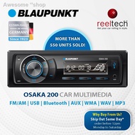 ☒☜◈Blaupunkt Osaka 200 Bluetooth USB Aux-in MP3 | Bluetooth Player | Player Kereta | Car Radio | Sin