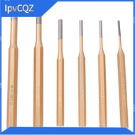 6 Pcs 3-8mm Cylindrical Punch Chisel Alloy Steel Steel Round Center Punch Chisel