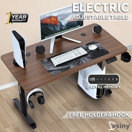 Desiny RGB Height Adjustable Table 140/160cm Electric Standing Desk Computer Table Home Furniture