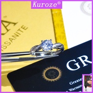 [GRA]D Color Moissanite Ring Pt950 Female