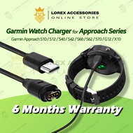 USB Charging Cable for Garmin Smart Watch Approach S70/S62/S60/S42/S40/S12/S10/G12/X10 (smartwatch c
