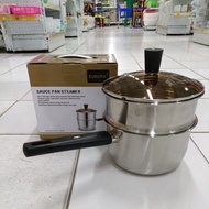 Europa Sauce Pan Steamer 18cm Stainless Steel 18cm Steamer Pan/
