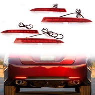 Rear Bumper Reflector Light Led Dymanic Turn Signal Brake Lamp For Honda Accord 2013 2014 2015 Modif