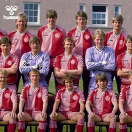 [Hummel] Denmark Team Home Away 1986 European Cup Championship Commemorative Edition Jersey Short-Sl