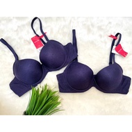 SORELLA Push Up Bra Dark Blue Underwire Size 34b Type S10-29685B