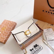 Fashion Women Caviar Shoulder Crossbody Bag Coa//ch Retro Portable Bacchus Bun Small Square Messenger Bag