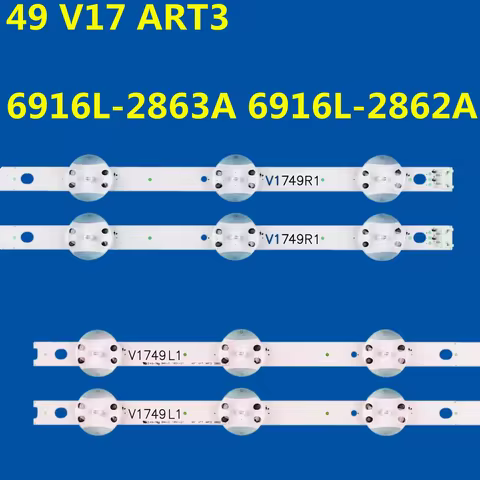 LED Backlight Strip For 49UV340C 49LJ614V 49UJ651V 49UJ670V 49UJ701V V17 49 R1 L1 ART3 2862 6916L-28