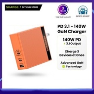 SHARGE PD3.1140W GaN Charger | 140W PD 3.1 Output | Advanced GaN Technology