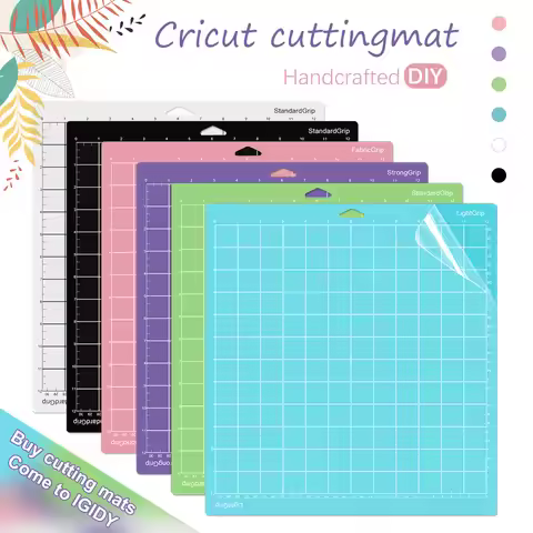 Cricut Cutting Mat, 12x12 Inch, Compatible with Cricut Maker 3/Maker 4/Maker/Explore One/Air/Air 2, 