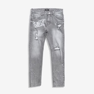 Eisee Skinny Fit Denim: Grey DenimSilent Seluar Jeans Lelaki Seluar Jeans Grey Lelaki