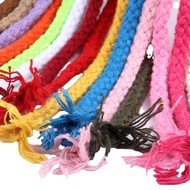 1meter 5mm eight-strand hollow cotton rope 5 hand-woven 8-strand rope hat rope drawstring