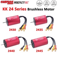 SURPASS HOBBY KK 2445 2440 2435 2430 Waterproof Brushless Motor 2/2.3mm Shaft For 1/16 1/18 RC Truck