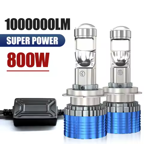 H4 H7 H11 LED Headlight Mini Lens Projector 9005 HB3 9006 HB4 Auto LED Headlight Bulb Low Beam Canbu
