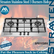 Straaten SP930SBX Stainless Steel Built-in Hob 2 Wok Burners