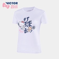 2023 Victor VICTOR Victory KT202 Badminton Clothing Womens T-Shirt Short-Sleeved Quick-Drying HELLO 