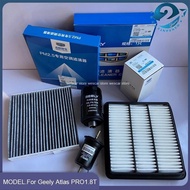 2/3/4set Filter Set for Geely BOYUE Atlas 1.8T Air Filter&Oil Filter&Cabin Filter& Fuel Filter Geely