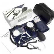 Manual Blood Pressure Stethoscope with Zipper Bag for Adult Home Use Blood Pressure Monitor BP Upper