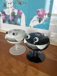 Happi class漢堡君 漢堡椅一對黑白色