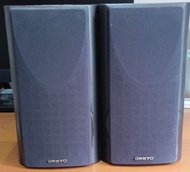 安橋 喇叭 ONKYO SPEAKERS D-V5 一對 可正常使用 連原裝安橋線（4條, 2對）