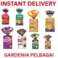 INSTANT DELIVERY - ROTI GARDENIA CLASSIC  & JUMBO WHITE BREAD / BREAKTHRU WHOLEMEAL GERMA GANDUM / T