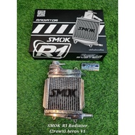 SMOK 2Row radiator Nmax V1/Aerox V1/Nmax V2/Aerox V2/Honda click V2