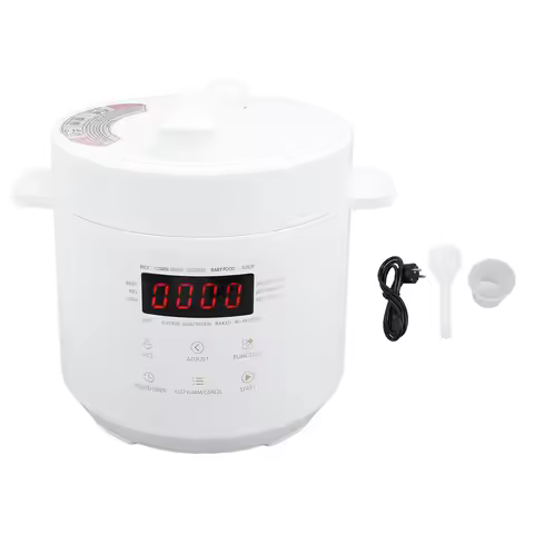 Mini Electric Pressure Cooker 3L Slow Rice Cooker Multicooker Saute Yogurt Maker Warmer