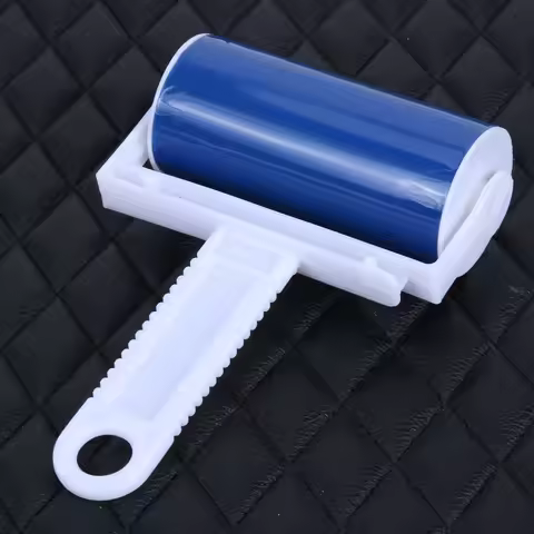 Reusable Washable Roller Dust Cleaner Lint Sticking Roller for Clothes Pet Hair Cleaning Household D