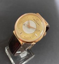 【讀冊人的老傢俬】1950年代 正18k  玫瑰金 老積家 JAEGER-LECOULTRE   機械  手錶 古董錶