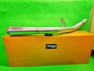 ท่อไอเสีย แต่งสำหรับYamaha R7 MT07 สลิปออนงานดัด 2.5inพร้อมปลายGP วัสดุสแตนเลสแท้304 ไทเทเนียม100% ใ