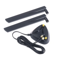 EPMN> WiFi6 WiFi7 2.4G/5.8G/6G Tri Band External Antenna 12dbi  Router Antenna RP-SMA  Router Antenn