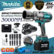 3000NM Torque Wrench Brushless Cordless Impact Wrench Mesin Buka Nut Tayar Kereta MAKITA Impact Wren