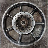 USED FRONT ONLY DEPAN SAHAJA SPORT RIM SUZUKI RG110 RGSPORTS RGV120 FX125