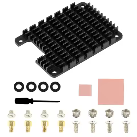 Dedicated Aluminum Heatsink for Raspberry Pi Compute Module 4 CM4 with Thermal Pads Passive Cooling 