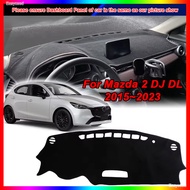 Fit for Mazda 2 Mazda2 DJ DL 2015 2016 2017-2023 Car Dashmat DashMat Sunshade Dashboard Cover Pad Pr