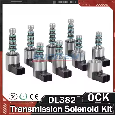 9PCS 0CK DL382 Auto Transmission Pressure Solenoids Kit For Audi Q5 A5 A6 A7 Gearbox Valve Body 0CK 