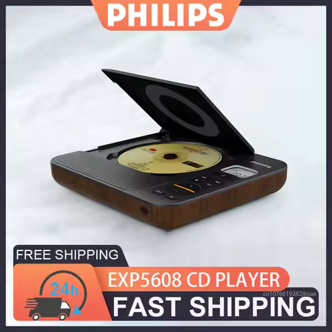 Philips EXP5608 CD Speaker Convenient Wireless Bluetooth CD/USB/TF Home Desktop Audio HiFi Stereo MP