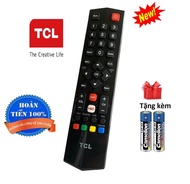 Điều khiển tivi TCL - Chính hãng tcl smart internet [ tặng kèm pin ] remote tv TCL