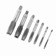 Set of 7 Screw Taps Thread Taps Metric Thread Steel Tap Tool Tap Set 7 Pieces Bearing Steel Bolt Rem