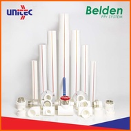 Original Heavy Duty BELDEN/ UNITEC PPR Pipes PN20 & PN16 ( 20mm, 25mm, 32mm ) x 4.00m (Rolled)
