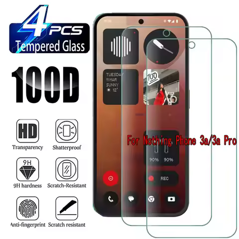 2/4Pcs HD Screen Protector For Nothing Phone (3a)/3a Pro Tempered Glass Film