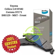 Original Bendix DB1129MKT Front Brake Pad - Toyota Celica 2.0 ST182 Corona ST171