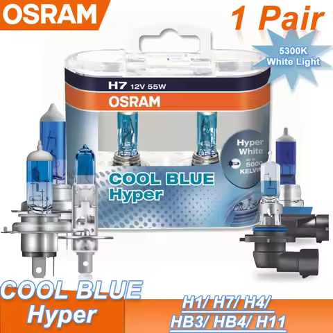OSRAM Cool Blue Hyper White H1 H7 H4 H1 H11 HB3 9005 HB4 9006 Halogen Headlight Car Light Hi/Lo Beam